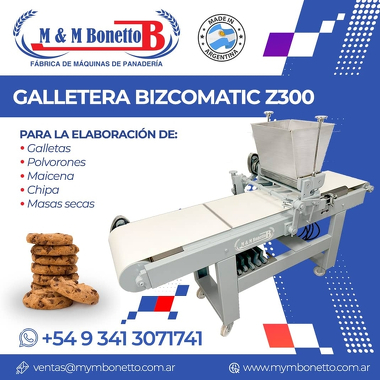 La Galletera Bizcomatic de MYM Bonetto: Innovación y Eficiencia en Panadería - Máquinas para Panadería, Maquinarías para Panadería, Fábrica de Maquinarías para Panadería