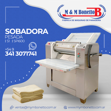 Sobadora Pesada SPI600 - Máquinas para Panadería, Maquinarías para Panadería, Fábrica de Maquinarías para Panadería